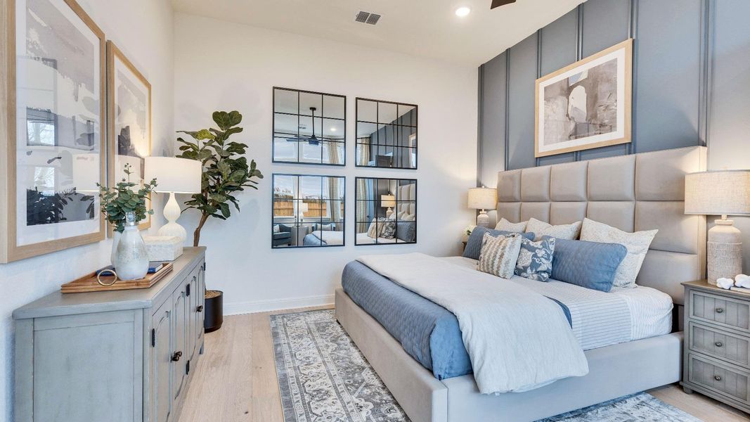Furnished interior view inside a new home in Preserve at Lakeside Meadows, Pflugerville (Image 16).