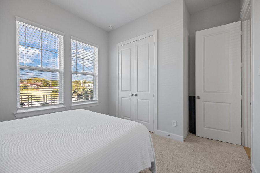 Another view with spacious closet