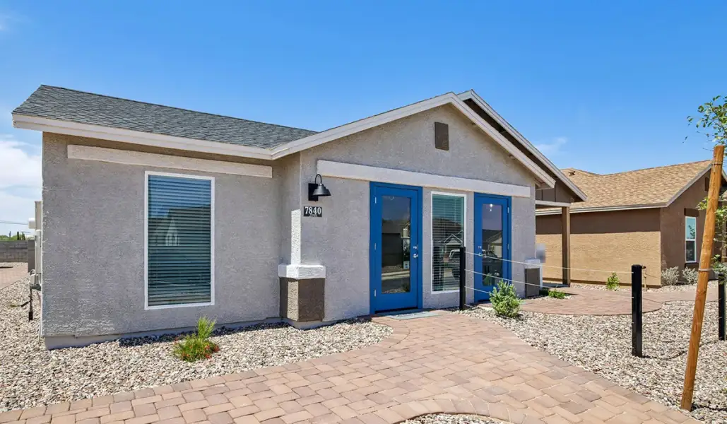 Representative exterior details of a home built from the Cedar - T30C by D.R. Horton in Sorrel Ridge Estates, Tucson (Image 3). Representative exterior details of a home built from the Cedar - T30C by D.R. Horton in Sorrel Ridge Estates, Tucson (Image 3).