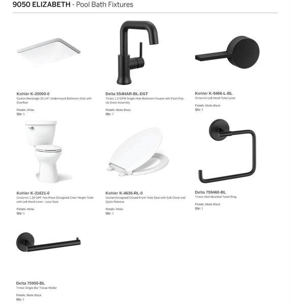 Pool Bathroom Fixtures Pool Bathroom Fixtures