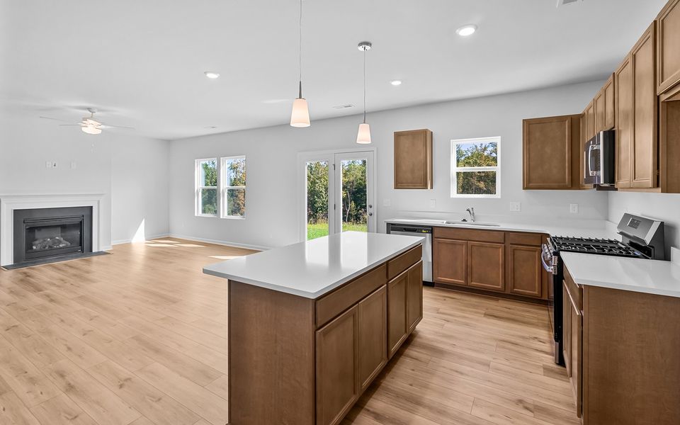 Furnished interior view inside a new home in Bell West, Kernersville (Image 17).