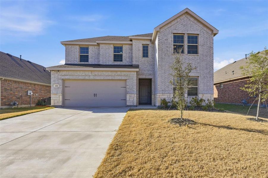 Front exterior of a new home in , Caddo Mills, TX, highlighting curb appeal (Image 25). Front exterior of a new home in , Caddo Mills, TX, highlighting curb appeal (Image 25).
