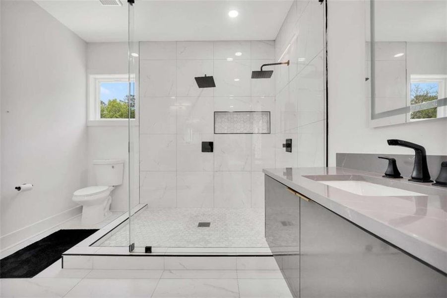 Furnished interior view inside a new home in , Atlanta (Image 17).