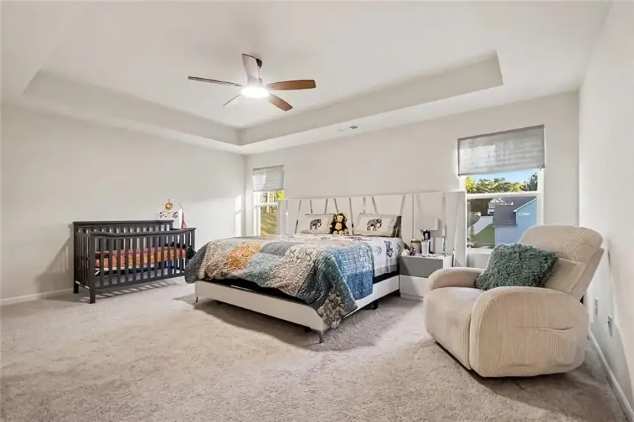 Furnished interior view inside a new home in , Dallas (Image 10).