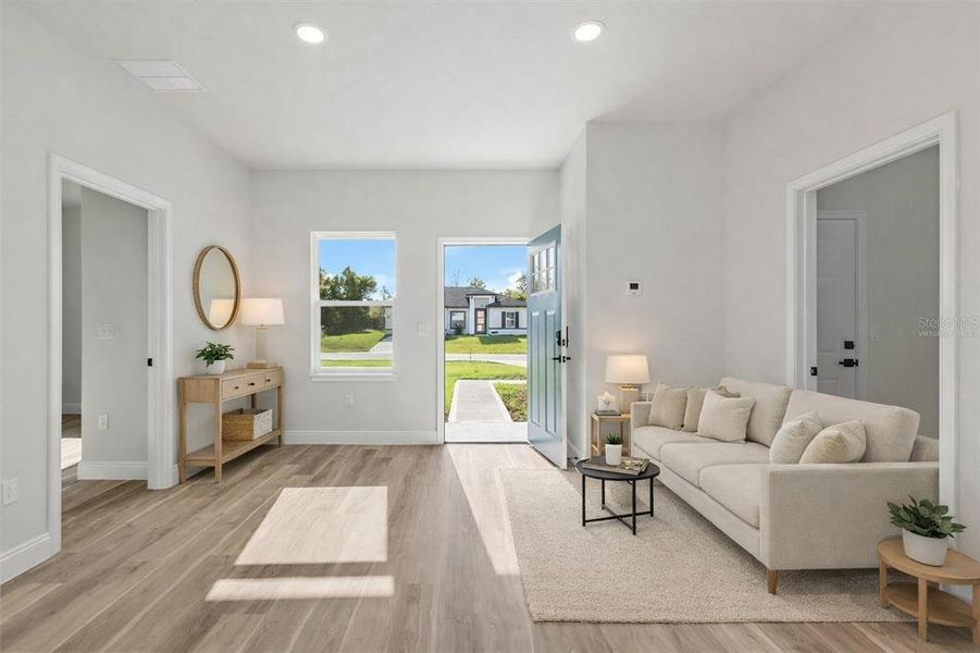 Furnished interior view inside a new home in , Citrus Springs (Image 5). Furnished interior view inside a new home in , Citrus Springs (Image 5).