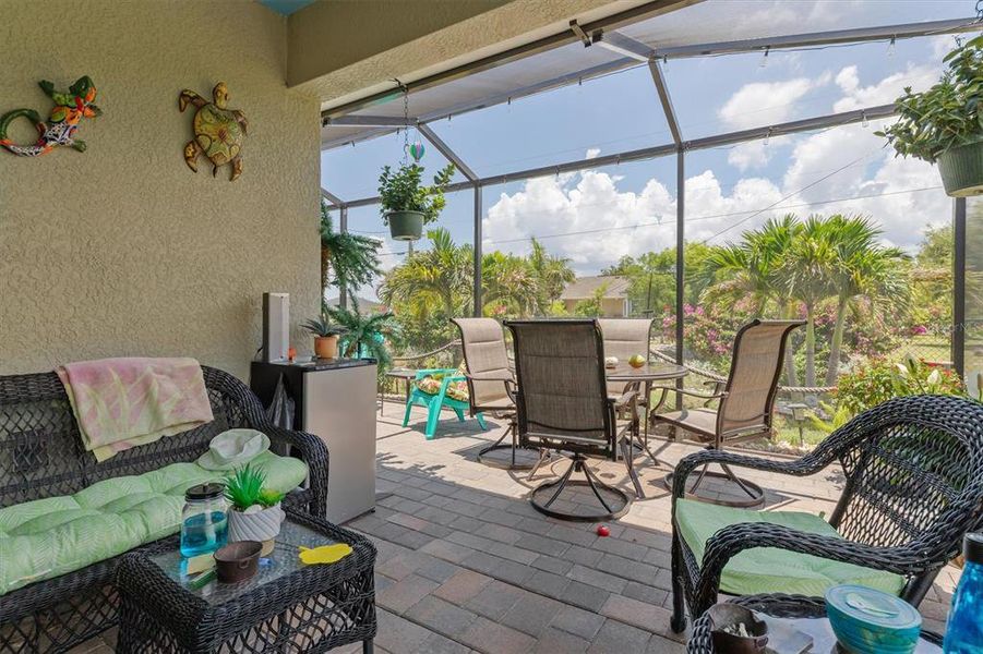 Exterior details and patio area of a home in Burnt Store Village, Punta Gorda (Image 4).