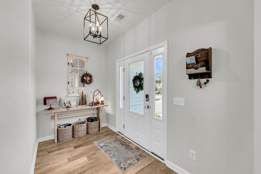 Furnished interior view inside a new home in Cordgrass Landing, Johns Island (Image 7).
