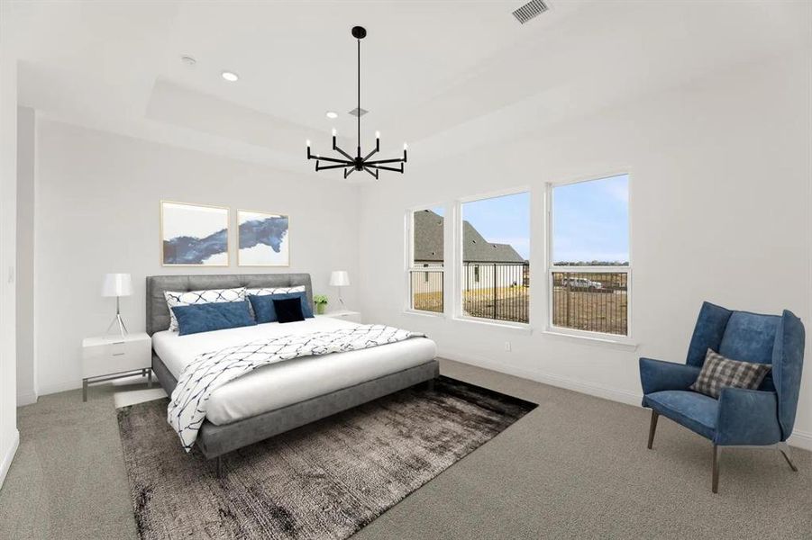 The Berkley B Primary Suite Bedroom