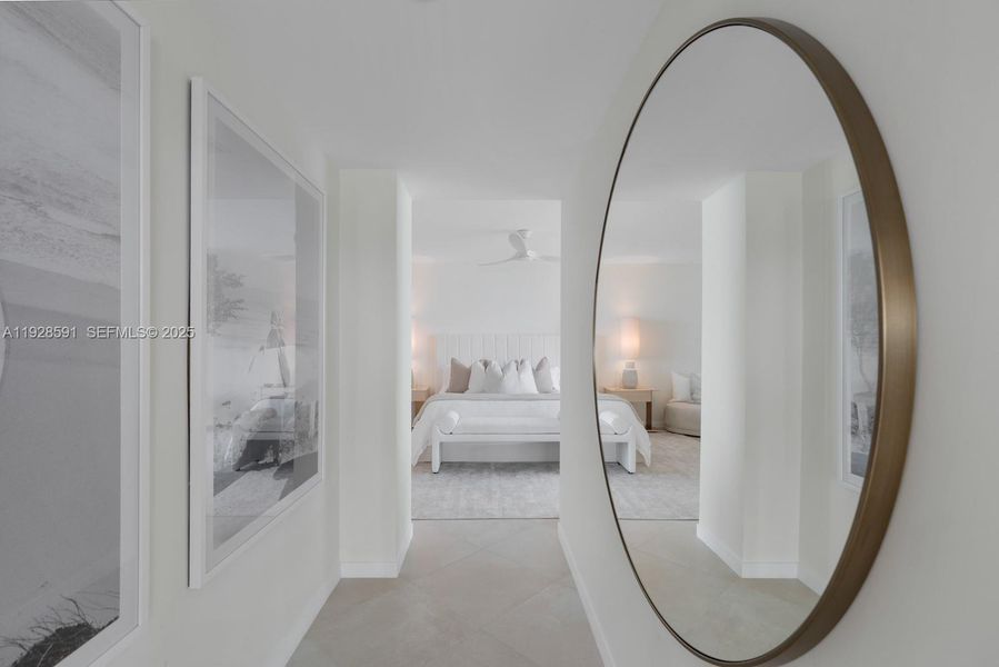 Furnished interior view inside a new home in , Bay Harbor Islands (Image 47). Furnished interior view inside a new home in , Bay Harbor Islands (Image 47).