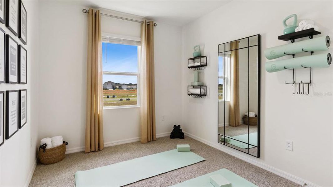 Furnished interior view inside a new home in Crosswinds, Haines City (Image 27).