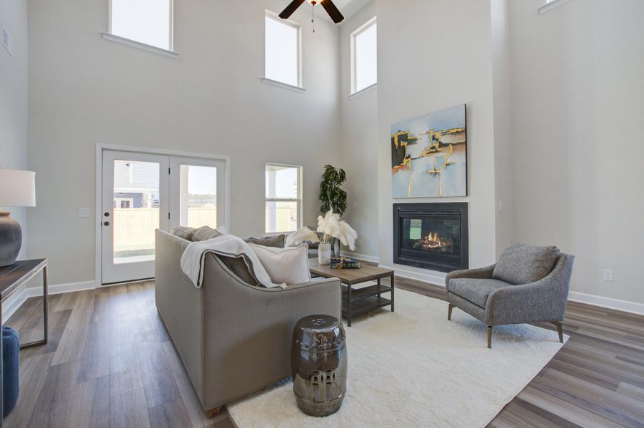 Furnished interior view inside a new home in , Summerville (Image 18).