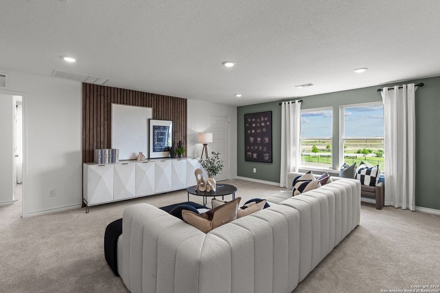 Furnished interior view inside a new home in Dove Song, Marion (Image 23). Furnished interior view inside a new home in Dove Song, Marion (Image 23).