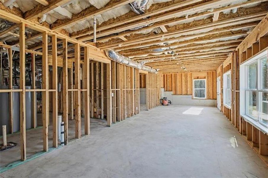 In-progress construction of a new home in , Waleska, GA (Image 41).