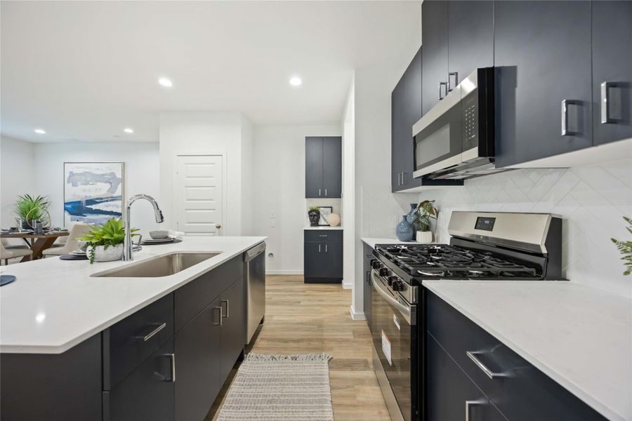 Furnished interior view inside a new home in Alaia Crossing, Houston (Image 12).