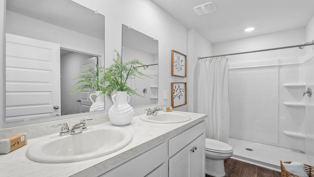 Furnished interior view inside a new home in Rice Hope, Port Wentworth (Image 26). Furnished interior view inside a new home in Rice Hope, Port Wentworth (Image 26).