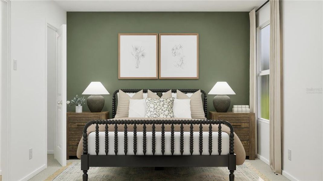 Furnished interior view inside a new home in , Kissimmee (Image 12).