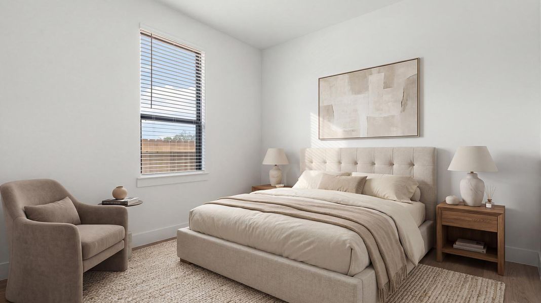 Furnished interior view inside a new home in Friendswood Trails, Friendswood (Image 29).