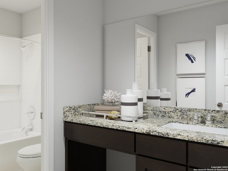 Furnished interior view inside a new home in Abbott Place, St. Hedwig (Image 18). Furnished interior view inside a new home in Abbott Place, St. Hedwig (Image 18).