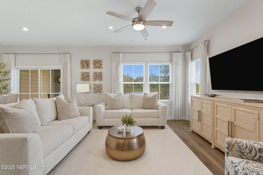 Furnished interior view inside a new home in Shearwater Townhomes, St. Augustine (Image 16).