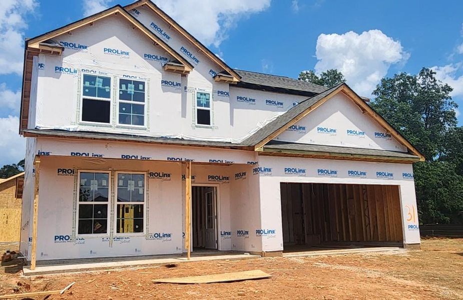 In-progress construction of a new home in Red Bird Manor, Jefferson, GA (Image 39). In-progress construction of a new home in Red Bird Manor, Jefferson, GA (Image 39).
