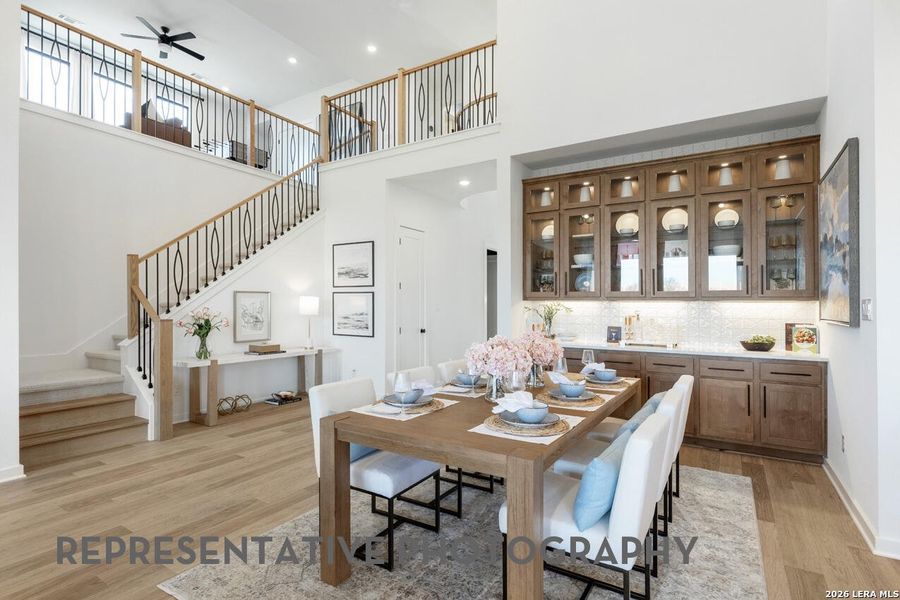 Furnished interior view inside a new home in Mont Blanc, Schertz (Image 8).
