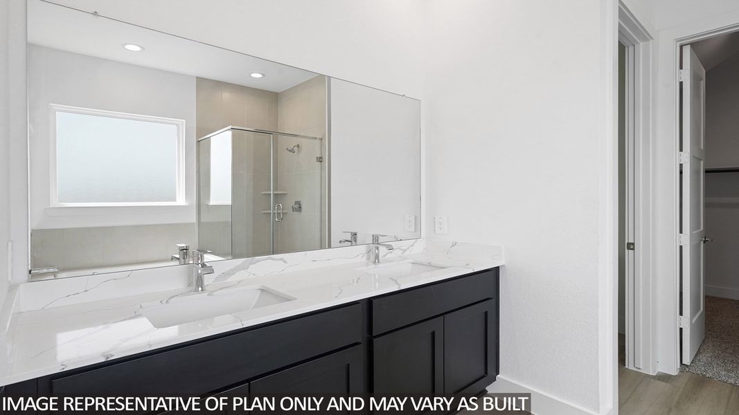 Furnished interior view inside a new home in Hills of Westlake, Conroe (Image 9).