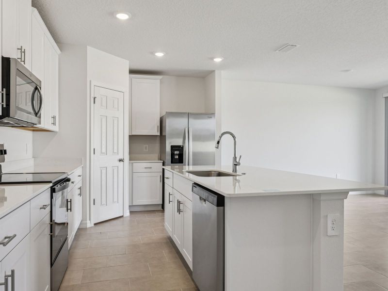 Furnished interior view inside a new home in The Meadow at Crossprairie, St. Cloud (Image 4).