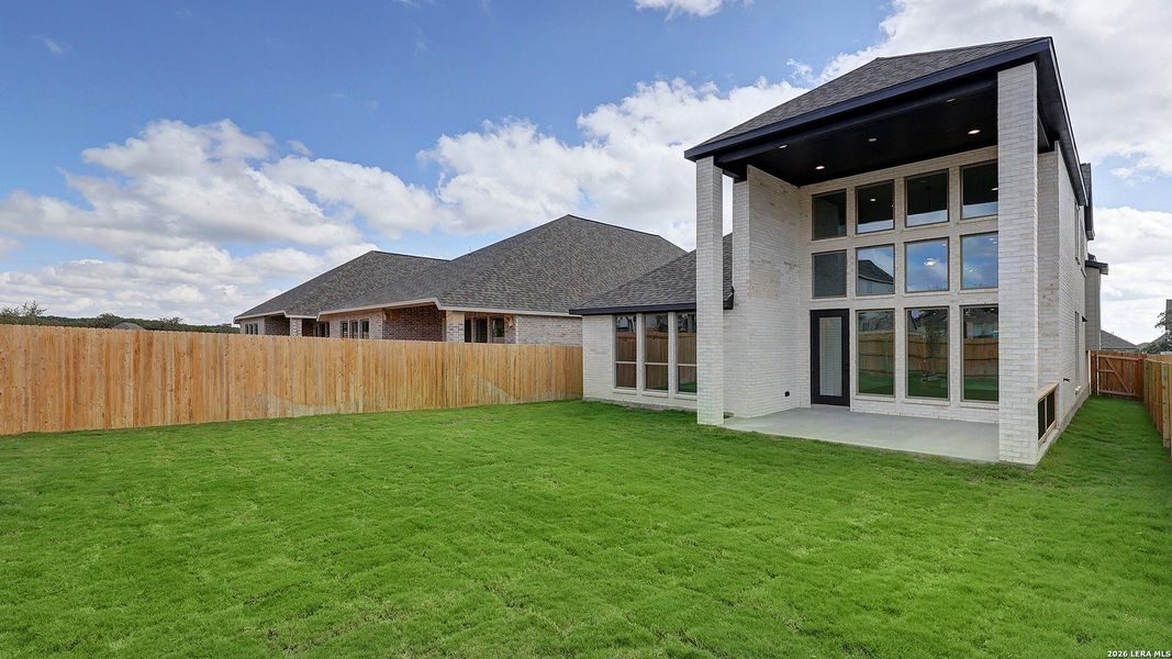 Exterior details and patio area of a home in Kallison Ranch, San Antonio (Image 19). Exterior details and patio area of a home in Kallison Ranch, San Antonio (Image 19).