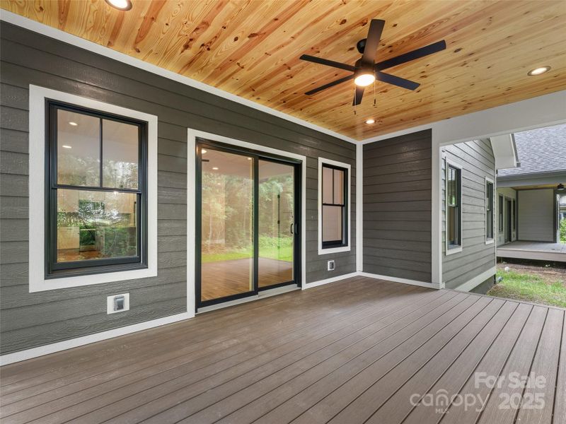 Exterior details and patio area of a home in , Brevard (Image 4).