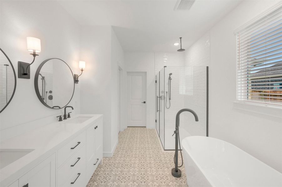 Spa-like primary bath