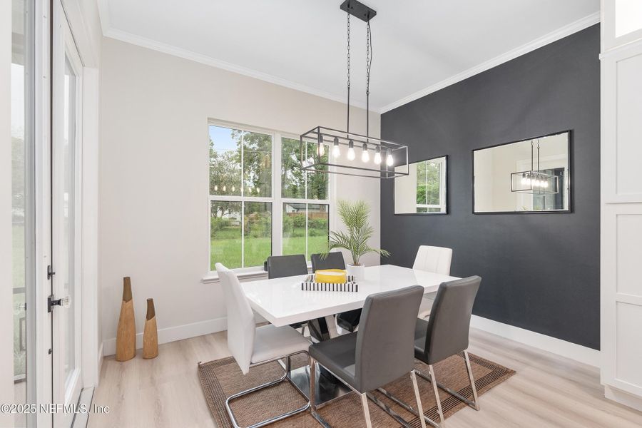 Furnished interior view inside a new home in , Gainesville (Image 35).