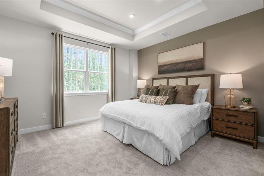 Representative furnished interior of a home built from the Silverleaf by Ryan Homes in East Lake, Leland (Image 25). Representative furnished interior of a home built from the Silverleaf by Ryan Homes in East Lake, Leland (Image 25).