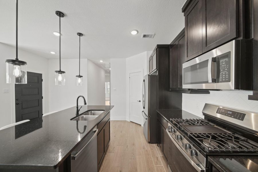 Furnished interior view inside a new home in , Iowa Colony (Image 8). Furnished interior view inside a new home in , Iowa Colony (Image 8).