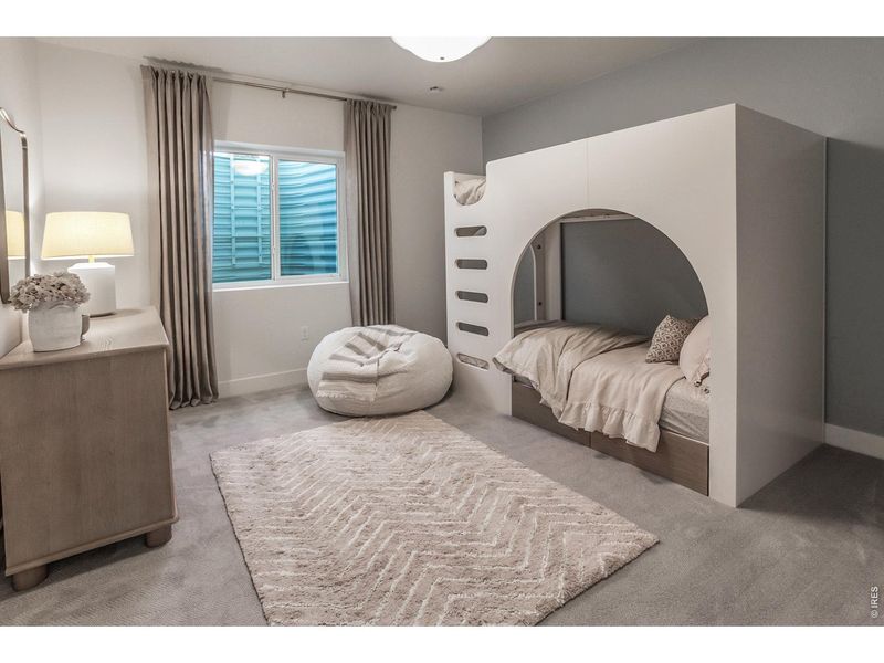 Furnished interior view inside a new home in Trailside Story Collection - Single Family Homes, Timnath (Image 30).