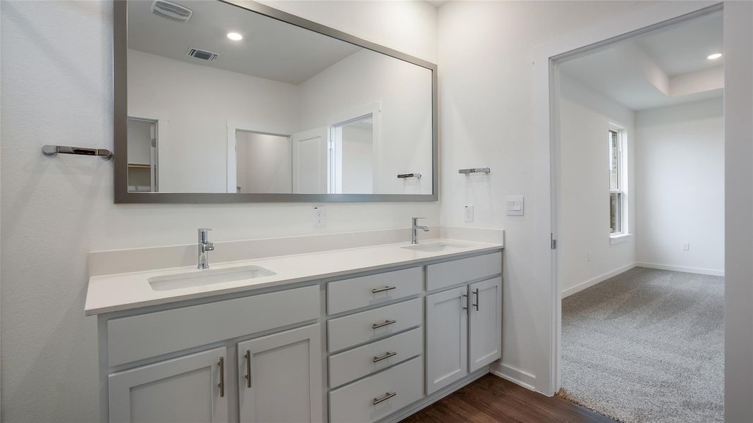 Furnished interior view inside a new home in Rosenbusch Ranch, Leander (Image 4). Furnished interior view inside a new home in Rosenbusch Ranch, Leander (Image 4).