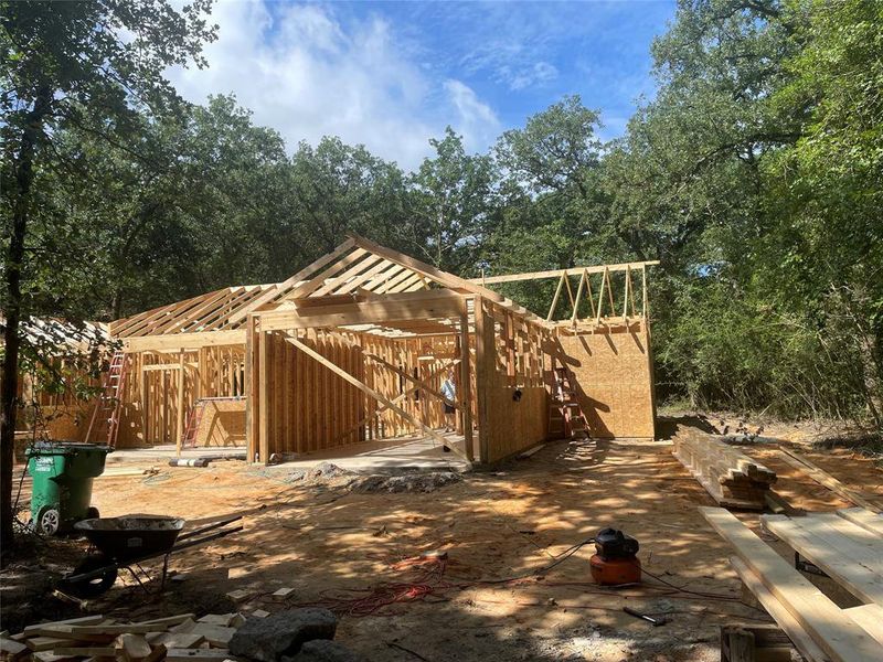 In-progress construction of a new home in , Holly Lake Ranch, TX (Image 2). In-progress construction of a new home in , Holly Lake Ranch, TX (Image 2).