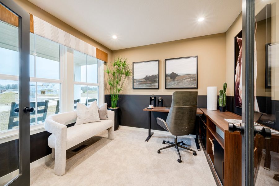 Representative furnished interior of a home built from the Wesley by Fischer Homes in Cherry Glen, Euharlee (Image 22).