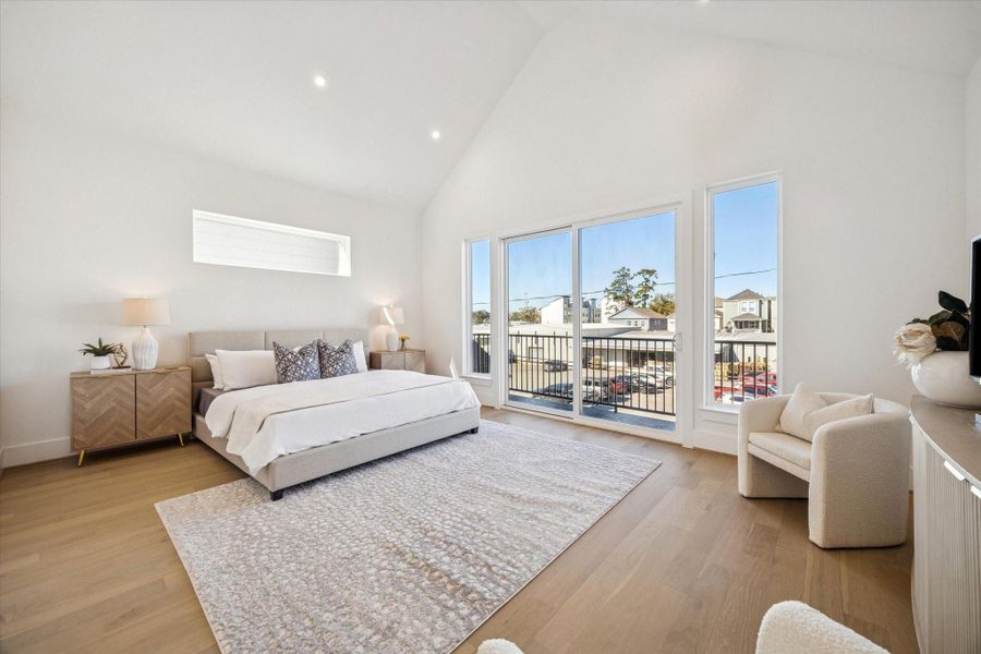 Furnished interior view inside a new home in , Houston (Image 28).