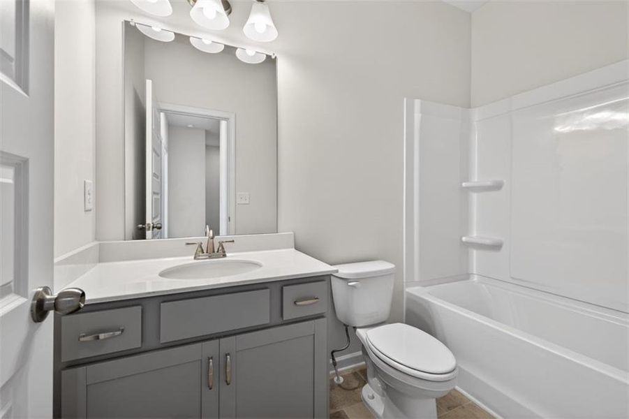 Furnished interior view inside a new home in Jameson Towns, Villa Rica (Image 10).