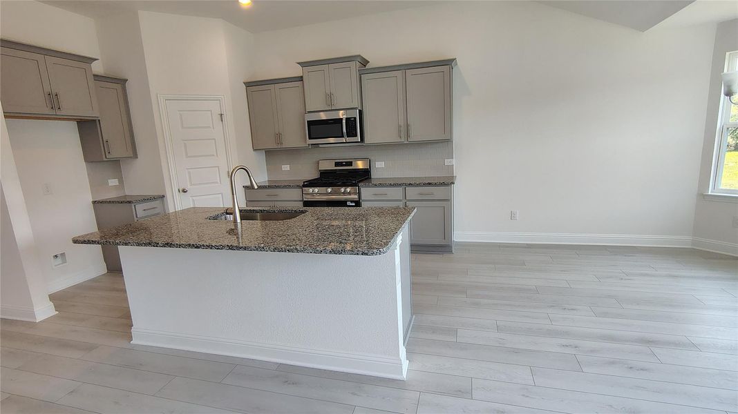 Furnished interior view inside a new home in Greystone, Angleton (Image 4). Furnished interior view inside a new home in Greystone, Angleton (Image 4).