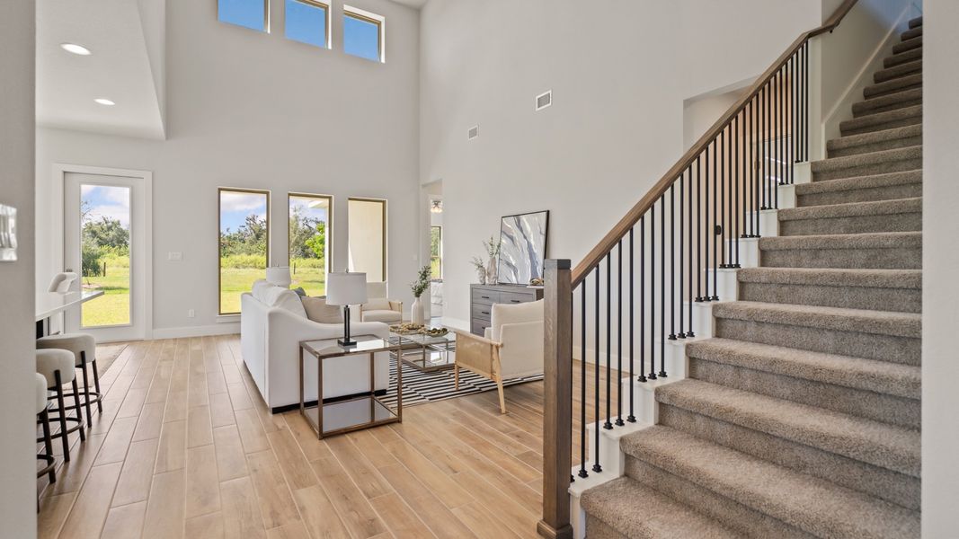 Representative furnished interior of a home built from the 2713F by Perry Homes in Mandarin Grove, Palmetto (Image 6).
