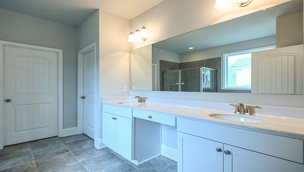 Furnished interior view inside a new home in Thalley Creek Estates, Cumming (Image 4). Furnished interior view inside a new home in Thalley Creek Estates, Cumming (Image 4).