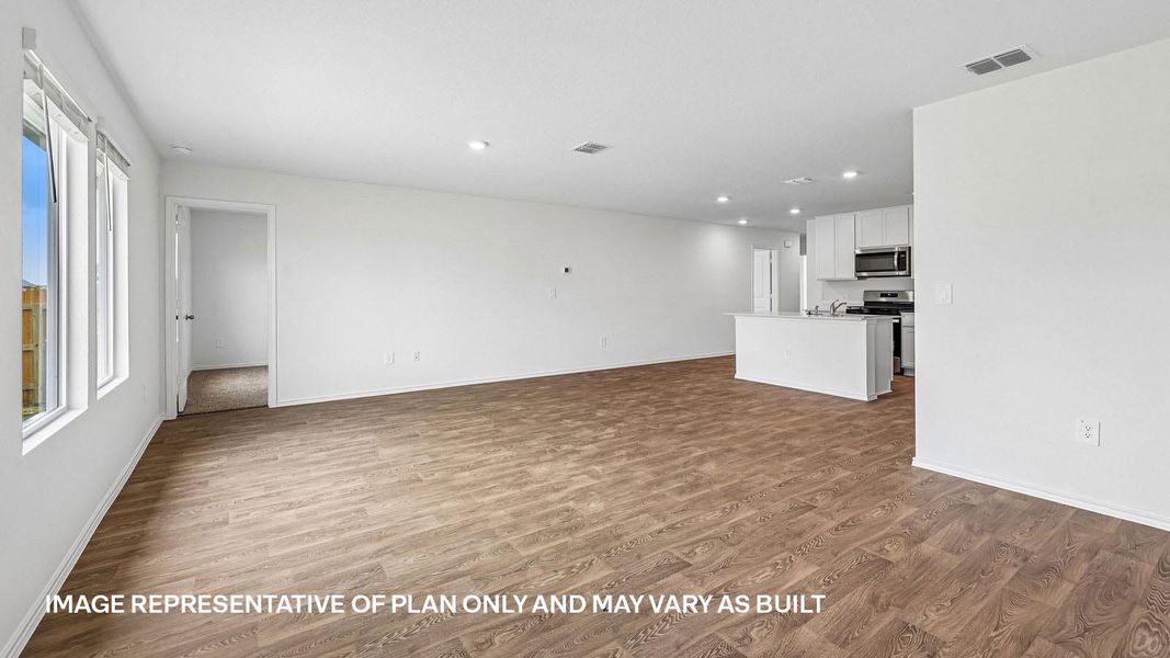 Representative unfurnished interior of a home built from the The Anderson by D.R. Horton in Talavera, Kyle (Image 18). Representative unfurnished interior of a home built from the The Anderson by D.R. Horton in Talavera, Kyle (Image 18).