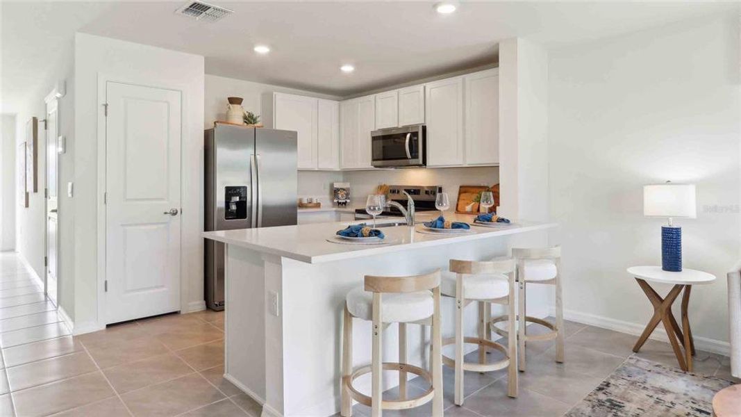 Furnished interior view inside a new home in The Towns at Laurel Commons, Ocala (Image 11).