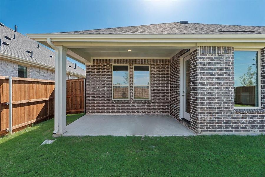 Front exterior of a new home in Arbors at Legacy Hills, Celina, TX, highlighting curb appeal (Image 2). Front exterior of a new home in Arbors at Legacy Hills, Celina, TX, highlighting curb appeal (Image 2).