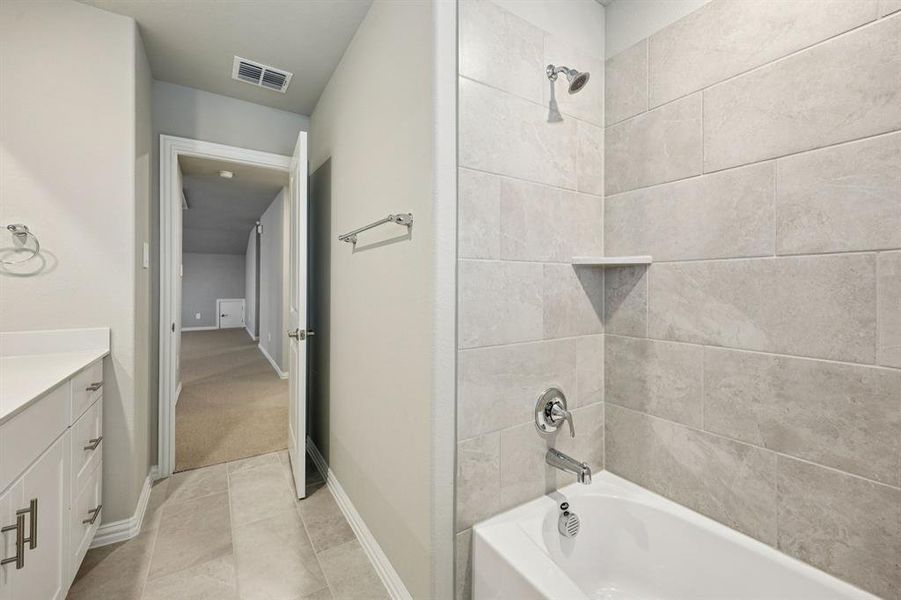 Photo is not of the actual home, but is an inspirational photo of builder’s model home and may depict options, furnishings, and/or decorator features that are not included.