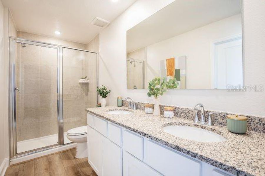 Furnished interior view inside a new home in Lake Deer Estates, Poinciana (Image 8).