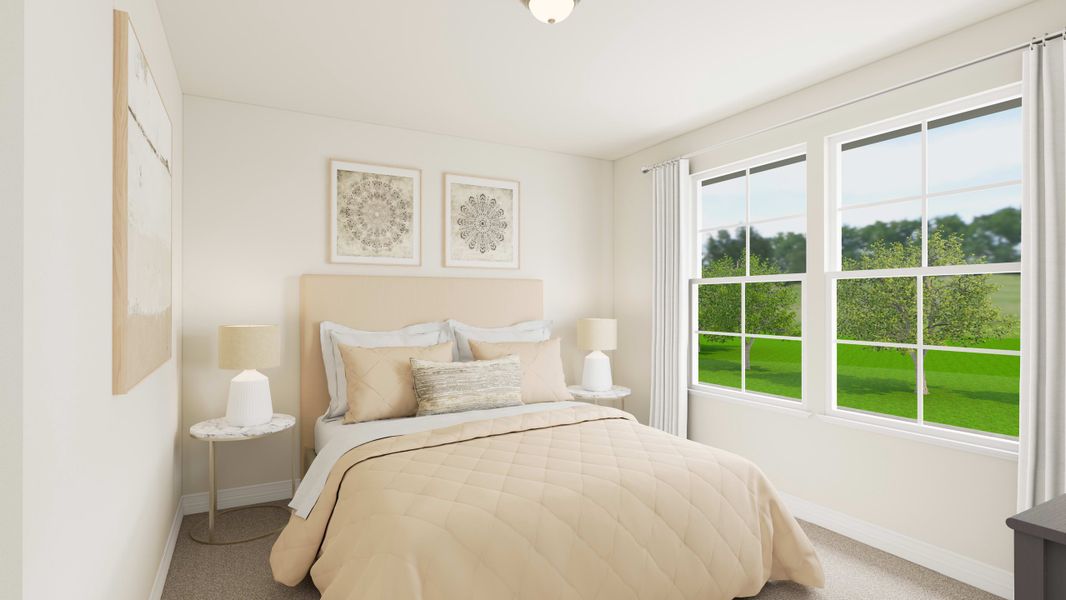 Representative furnished interior of a home built from the Lantana by Tri Pointe Homes in Mason Woods, Cypress (Image 13).