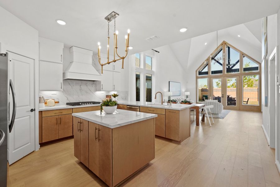 Furnished interior view inside a new home in Elyson 45' & 70', Katy (Image 8).