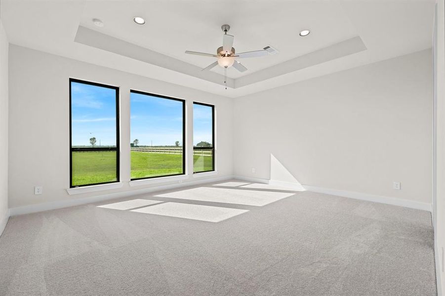 Primary Bedroom with 2 Walk-in Closets